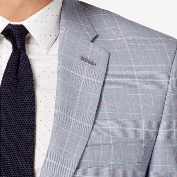 Tommy Hilfiger Men's Blue/Red Plaid Spoat - Picture 2 of 4